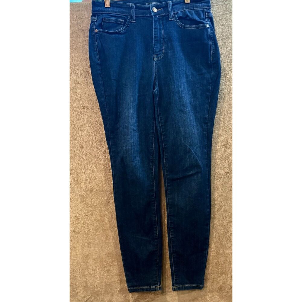 Judy Blue Dark Wash Skinny Jeans High Rise Clean Non Distressed 9/29 Office